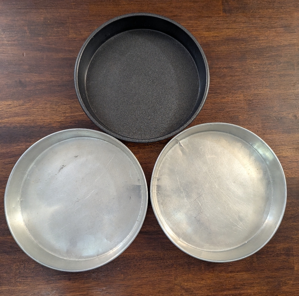 Set of Three Round Baking Pans